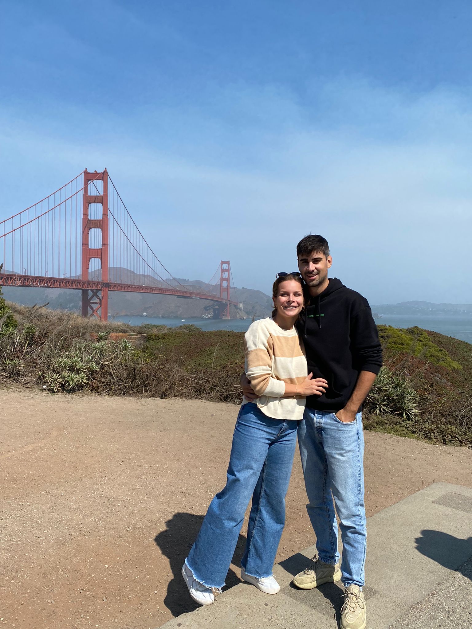 Couple at Golden Gate